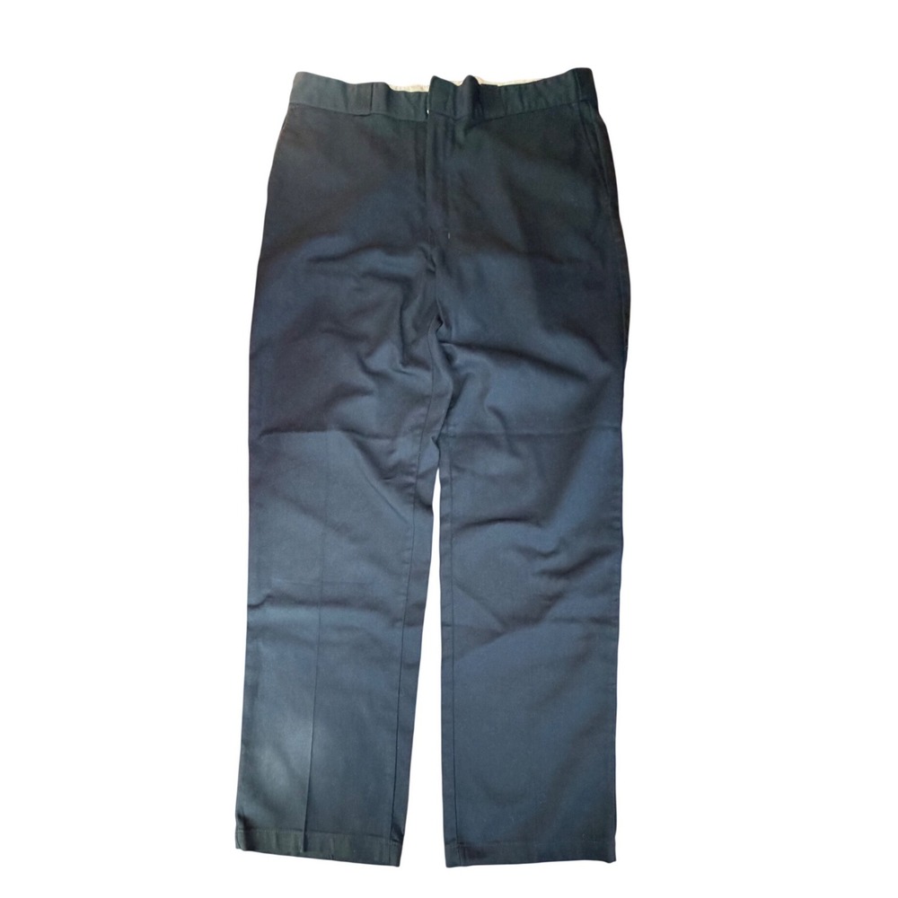 Dickies 874 Original Fit Flex Work Pants navy blue Mens 38x34 WJ07149